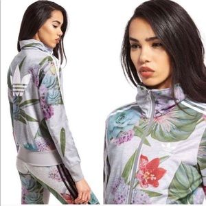 ADIDAS FLORAL TRACK JACKET